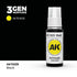 AK11029 - Black 17ml - NEGRO – INTENSO – 3GEN PINTURA ACRILICA