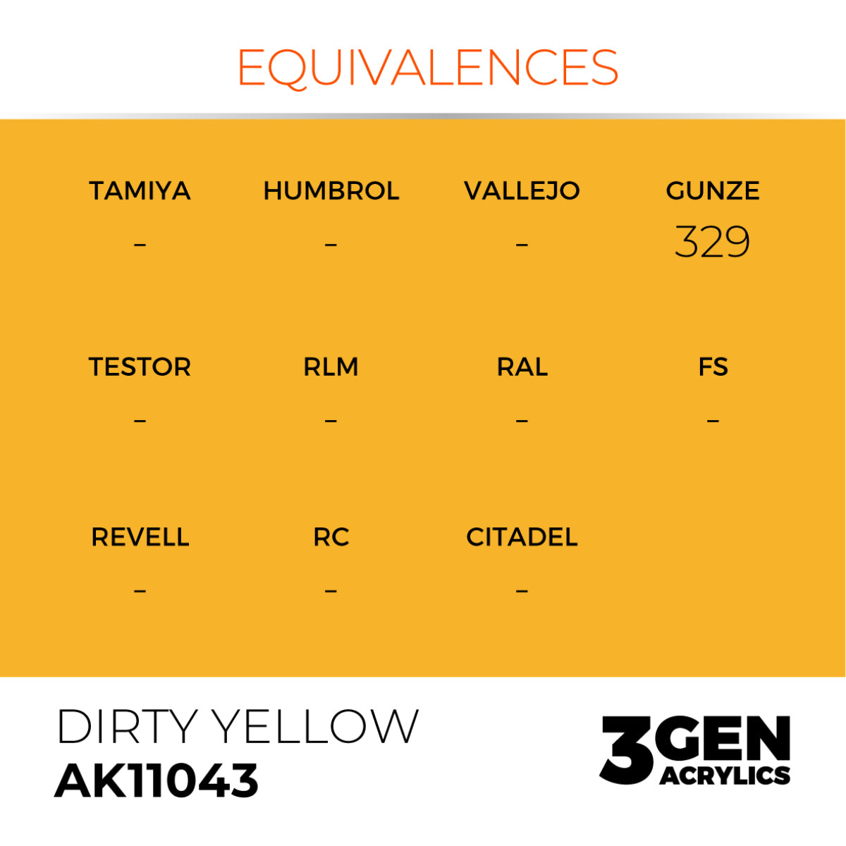 Dirty Yellow 17ml