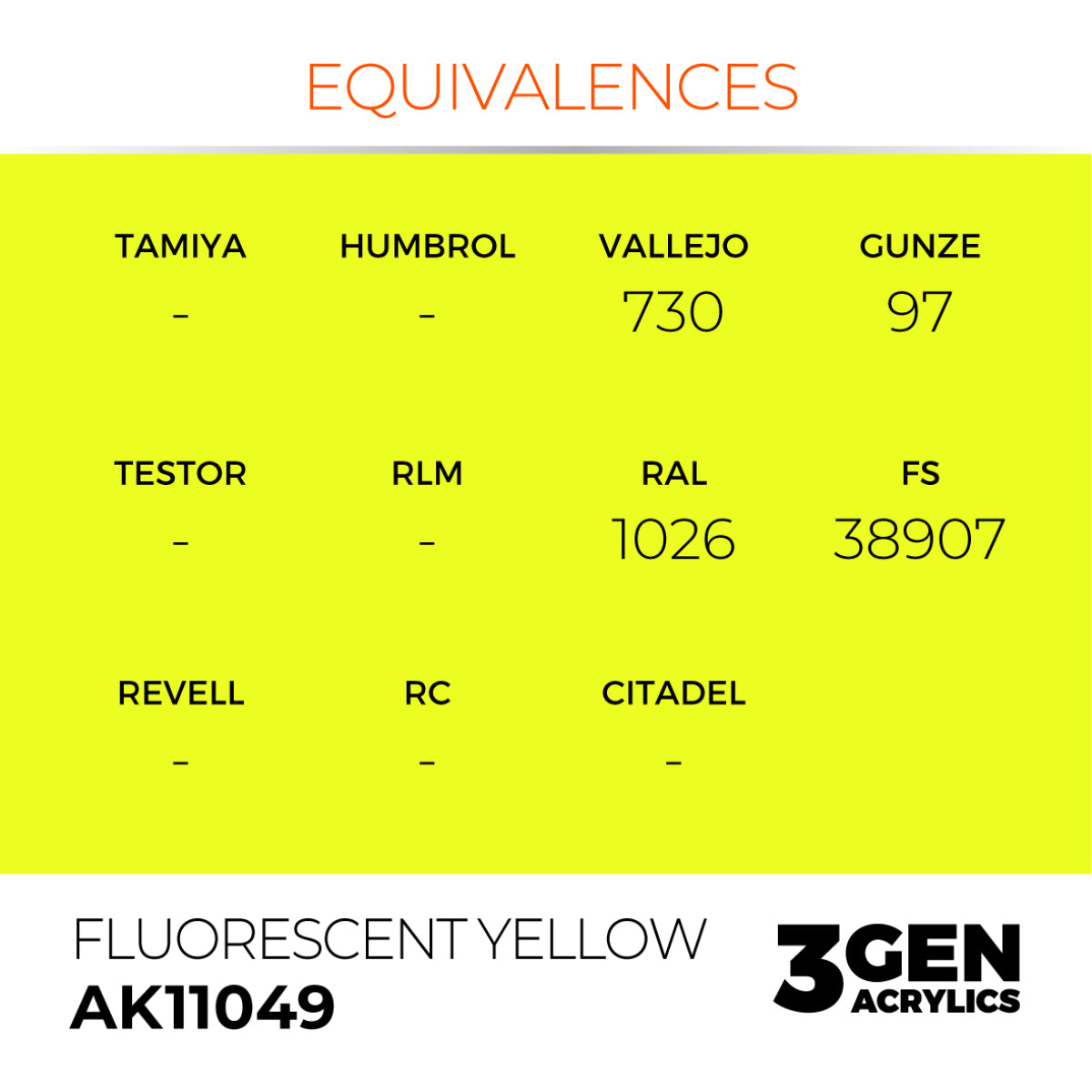 Fluorescent Yellow 17ml