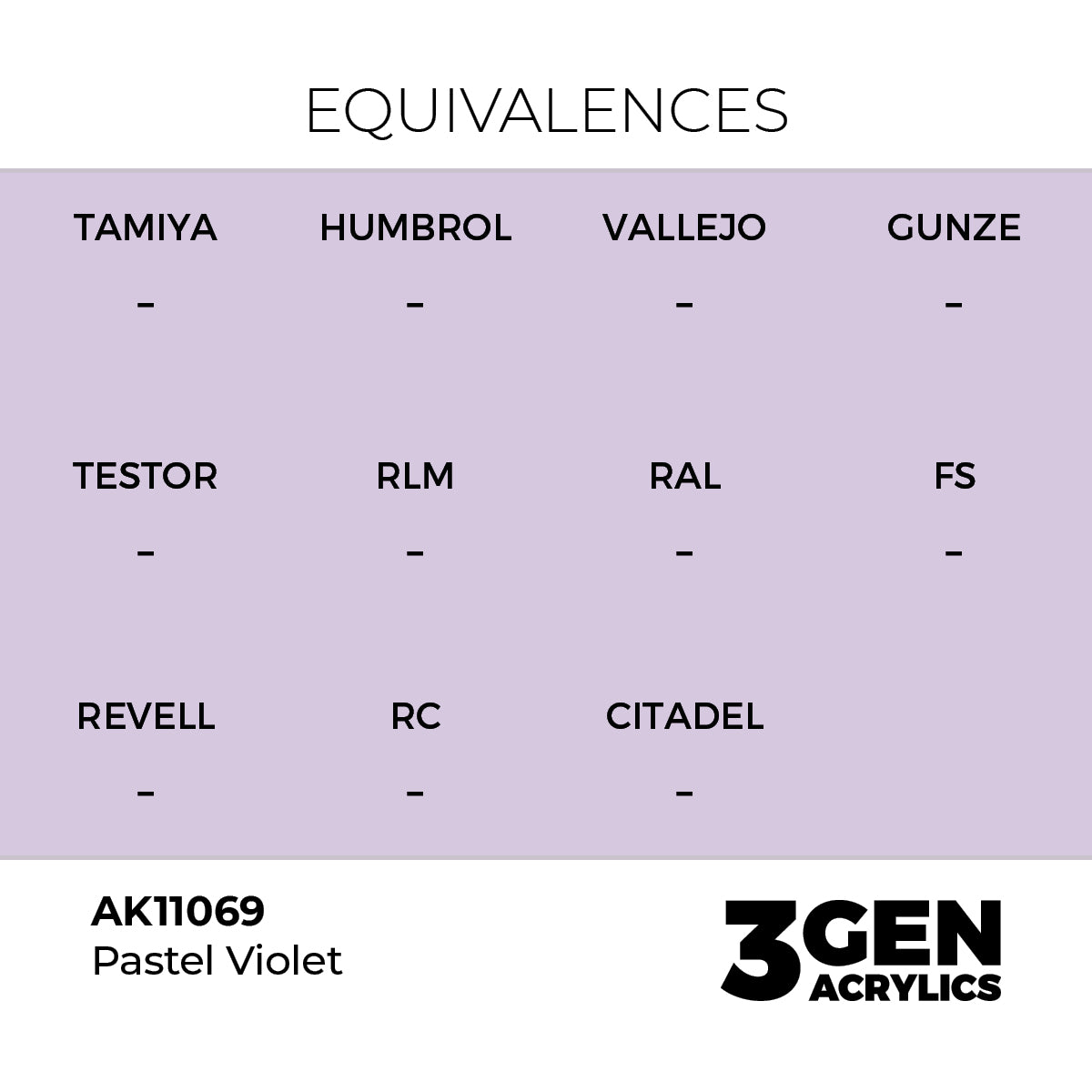 AK11069 - Pastel Violet 17ml - VIOLETA PASTEL – PASTEL – 3GEN PINTURA ACRILICA