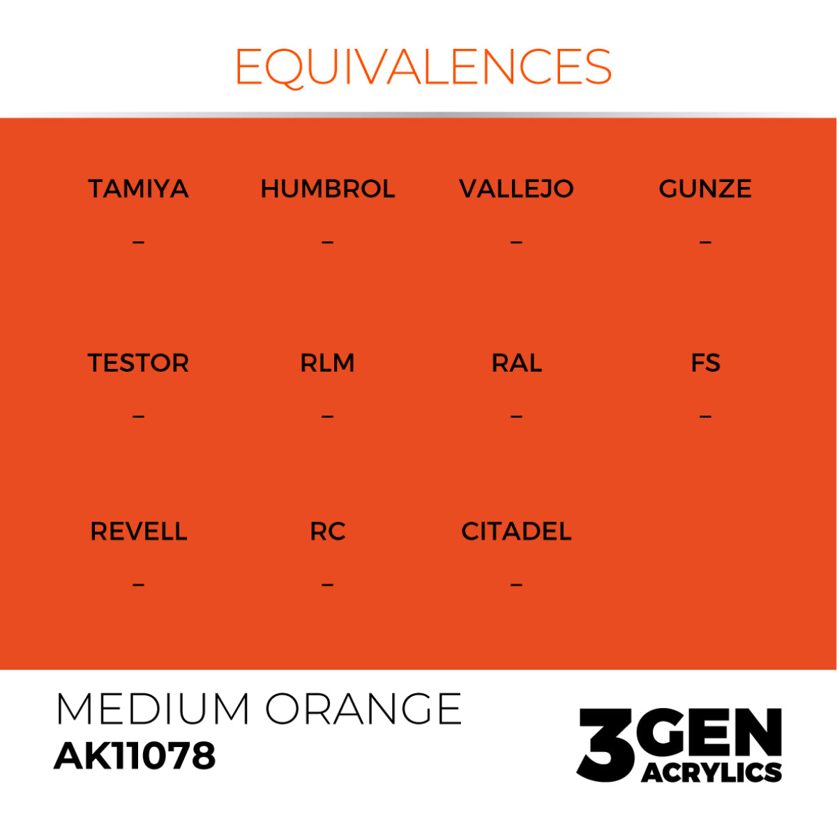 Medium Orange 17ml
