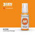 AK11082 - Luminous Orange 17ml - NARANJA LUMINOSO – ESTANDAR – 3GEN PINTURA ACRILICA