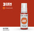 AK11090 - Vermillion 17ml - BERMELLÓN – ESTANDAR – 3GEN PINTURA ACRILICA