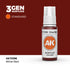 AK11096 - Wine Red 17ml - ROJO VINO – ESTANDAR – 3GEN PINTURA ACRILICA