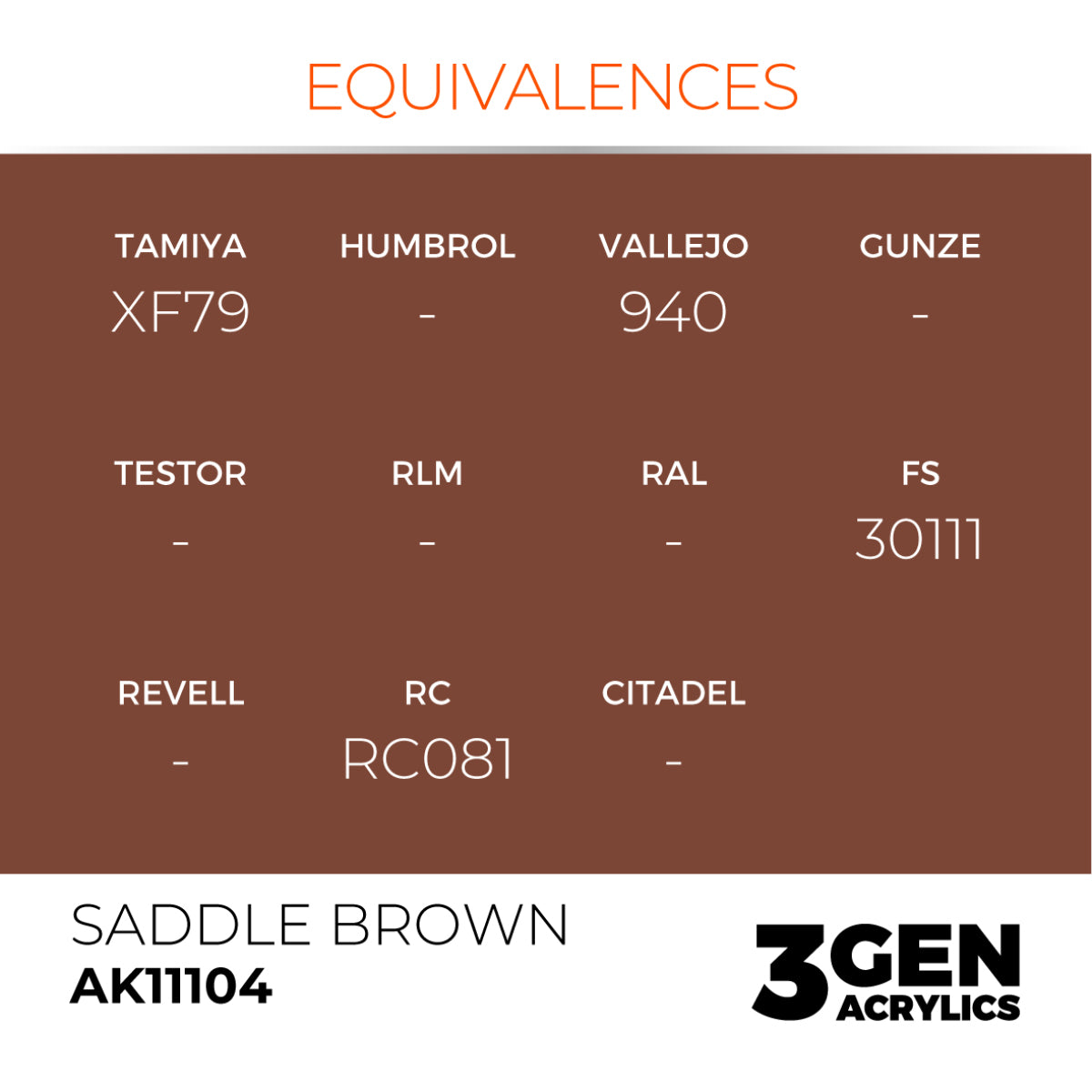 Saddle Brown 17ml