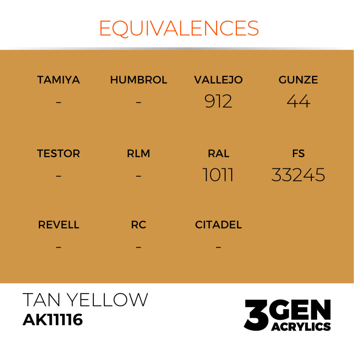 Tan Yellow 17ml
