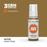 AK11122 - Green Ochre 17ml - OCRE VERDOSO – ESTANDAR – 3GEN PINTURA ACRILICA