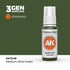 AK11148 - Medium Olive Green 17ml - VERDE OLIVA MEDIO – ESTANDAR – 3GEN PINTURA ACRILICA