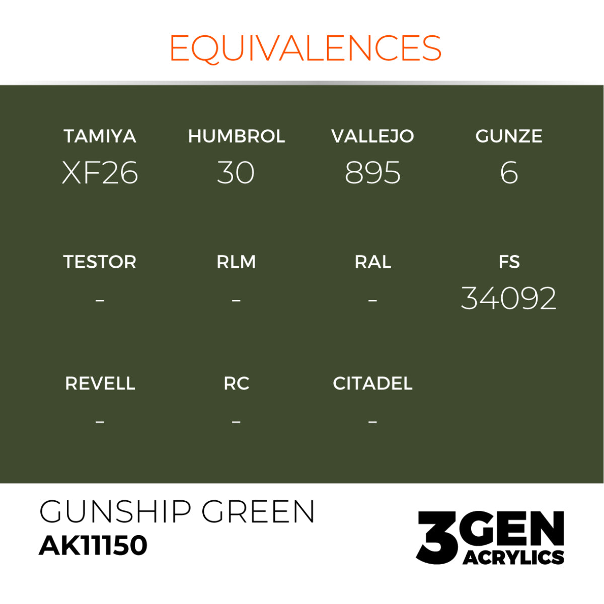 Gunship Green 17ml