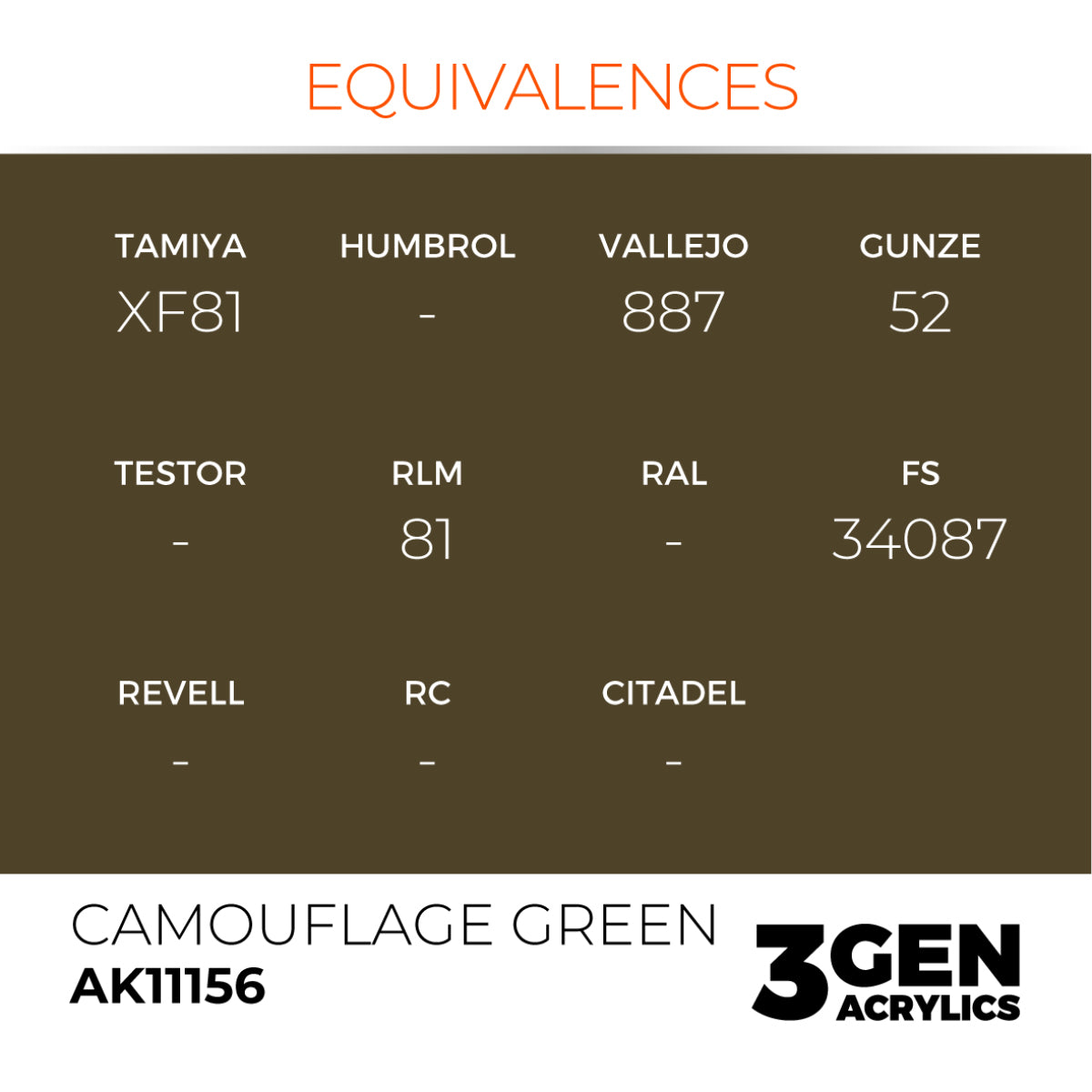 Camouflage Green 17ml