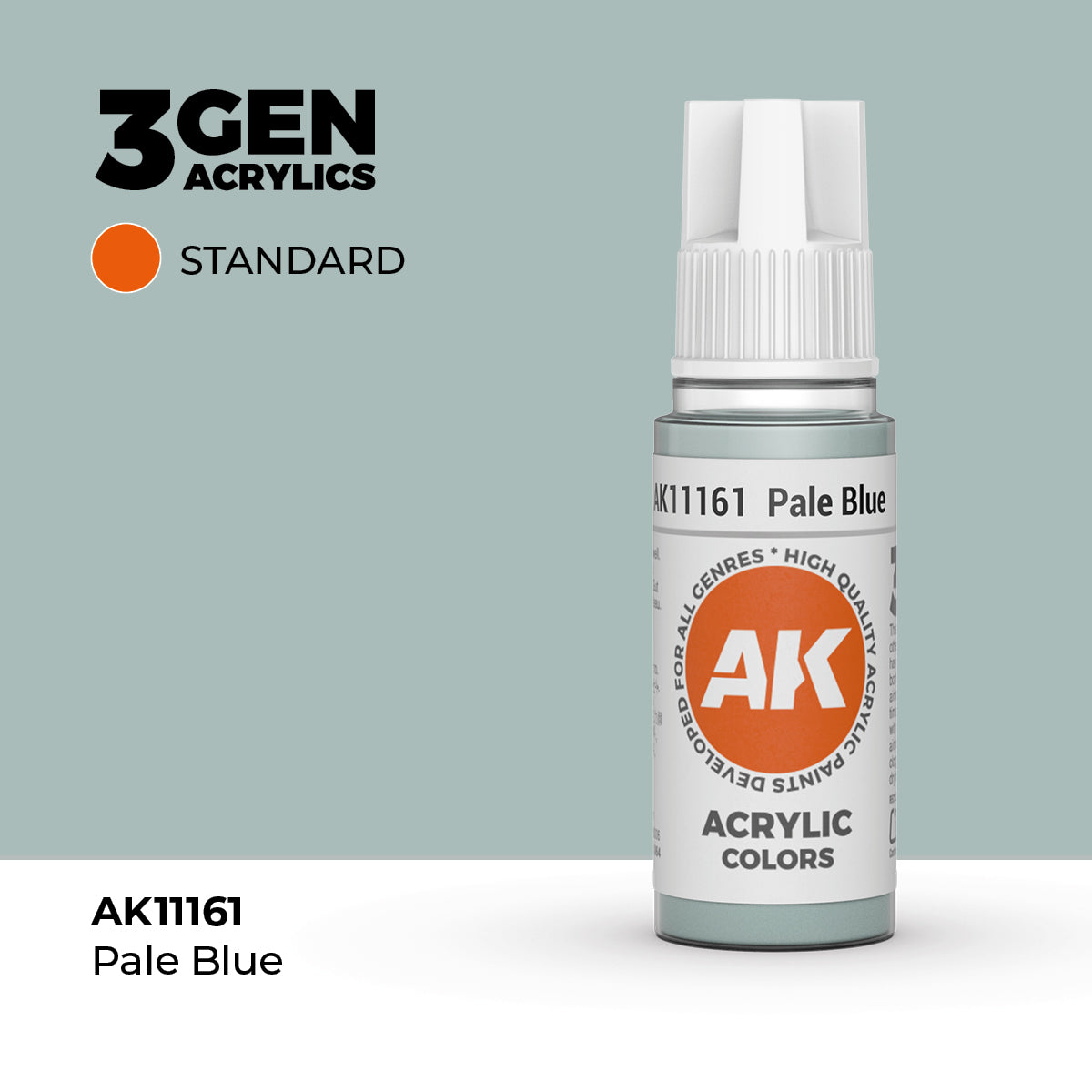 AK11161 - Pale Blue 17ml - AZUL PÁLIDO – ESTANDAR – 3GEN PINTURA ACRILICA