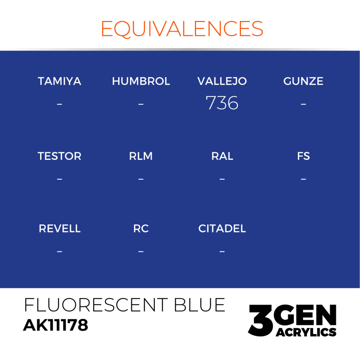 Fluorescent Blue 17ml
