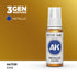 AK11191 - Gold 17ml - ORO – METÁLICO – 3GEN PINTURA ACRILICA