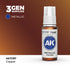 AK11197 - Copper 17ml - COBRE – METÁLICO – 3GEN PINTURA ACRILICA