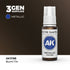 AK11198 - Burnt Tin 17ml - ESTAÑO QUEMADO – METÁLICO – 3GEN PINTURA ACRILICA