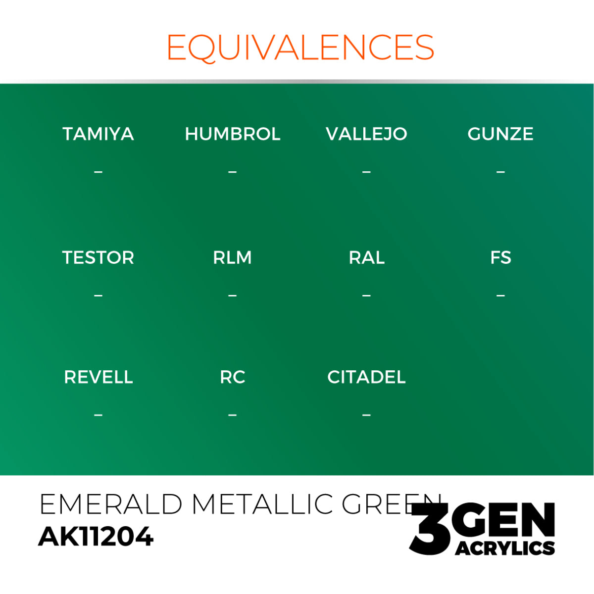 Emerald Metallic Green 17ml