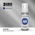 AK11208 - Dark Aluminium 17ml - ALUMINIO OSCURO – METÁLICO – 3GEN PINTURA ACRILICA