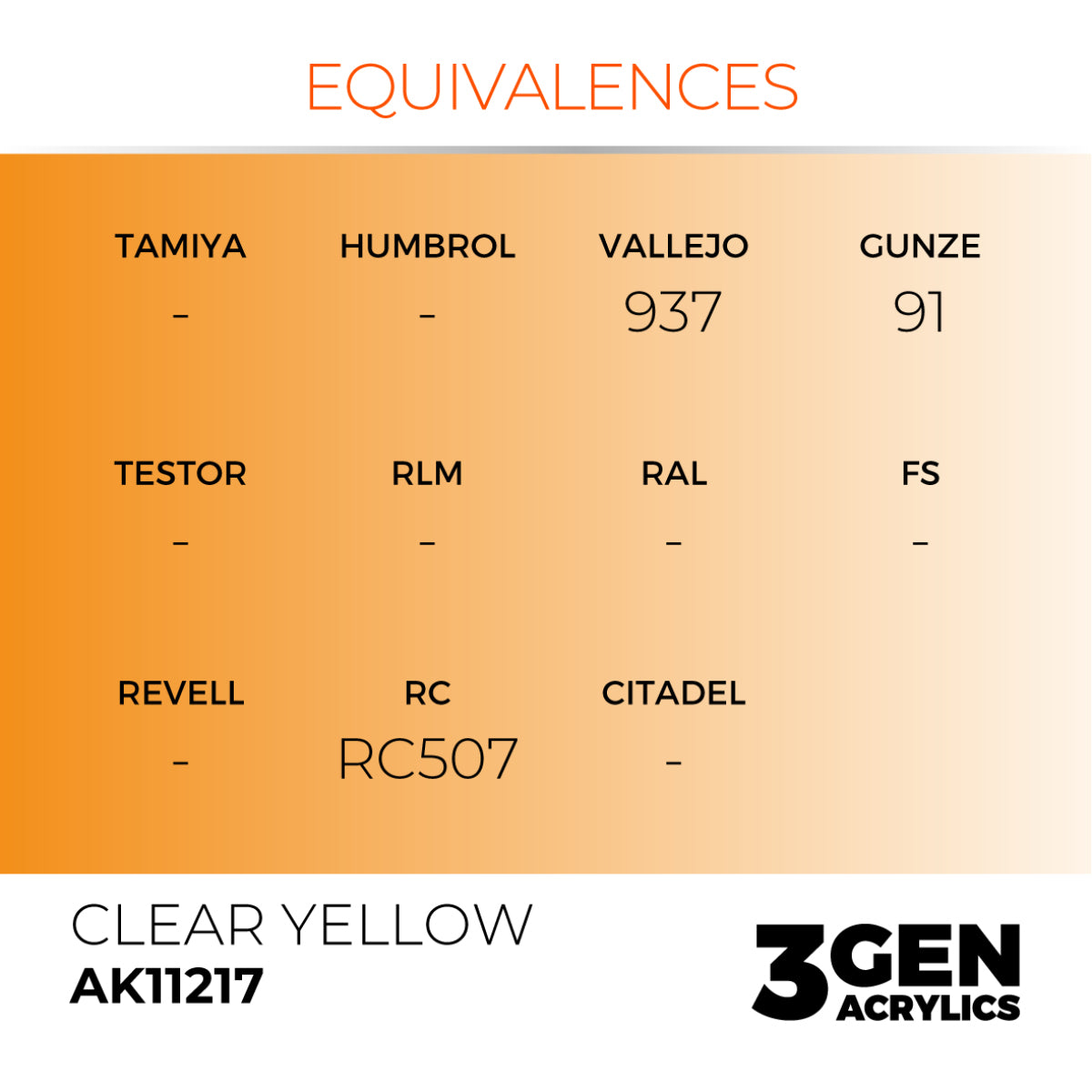 Clear Yellow 17ml