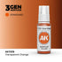 AK11218 - Clear Orange 17ml - NARANJA TRANSPARENTE – ESTANDAR – 3GEN PINTURA ACRILICA