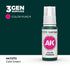 AK11273 - Cold Green COLOR PUNCH 17 ml - VERDE FRÍO – COLOR PUNCH – 3GEN PINTURA ACRILICA