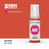 AK11279 - Sun Red COLOR PUNCH 17 ml - ROJO SOL – COLOR PUNCH – 3GEN PINTURA ACRILICA
