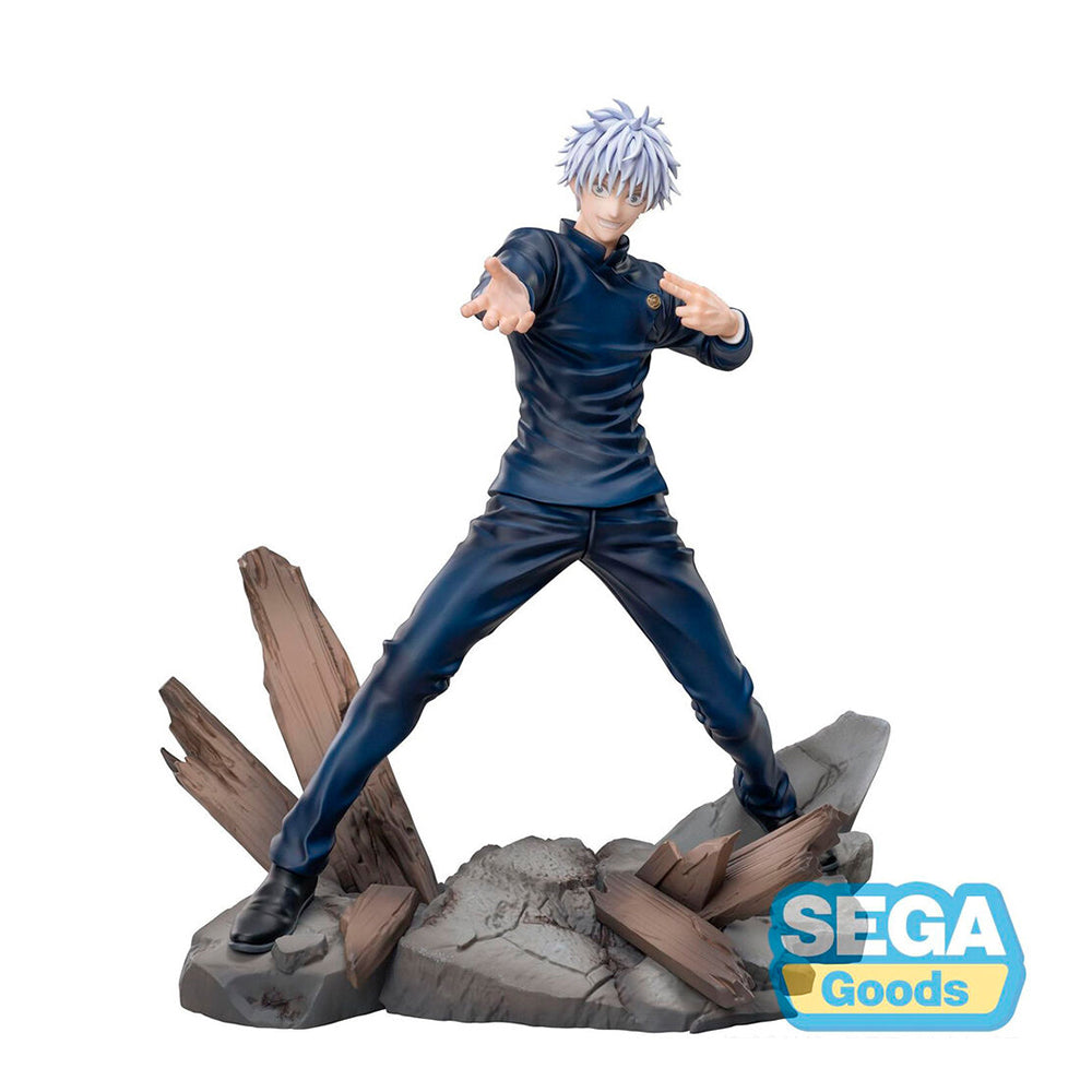 SATORU GOJO FIERCE BATTLE VER. FIG. 17 CM JUJUTSU KAISEN HIDDEN INVENTORY LUMINASTA