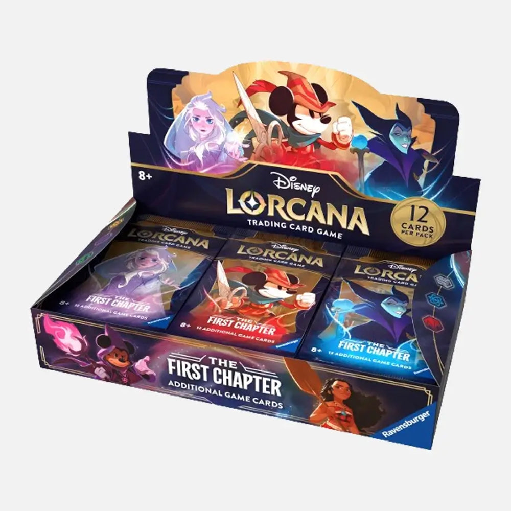 CAJA DE 24 SOBRES - FIRST CHAPTER - LORCANA TCG (INGLÉS)