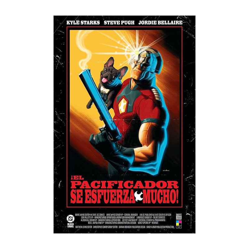 DC BLACK LABEL ¡ EL PACIFICADOR SE ESFUERZA MUCHO!