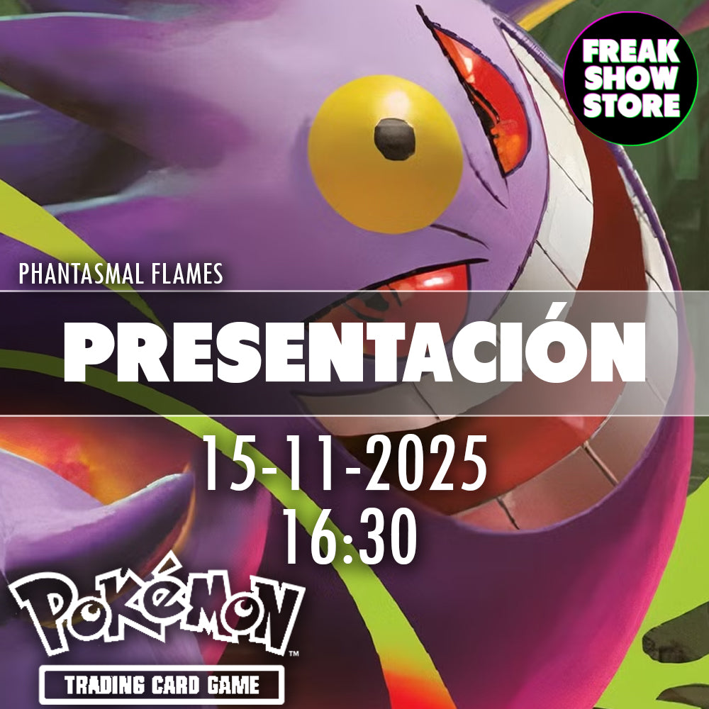 PRESENTACIÓN PHANTASMAL FLAMES POKEMON TCG (15/11/2025)