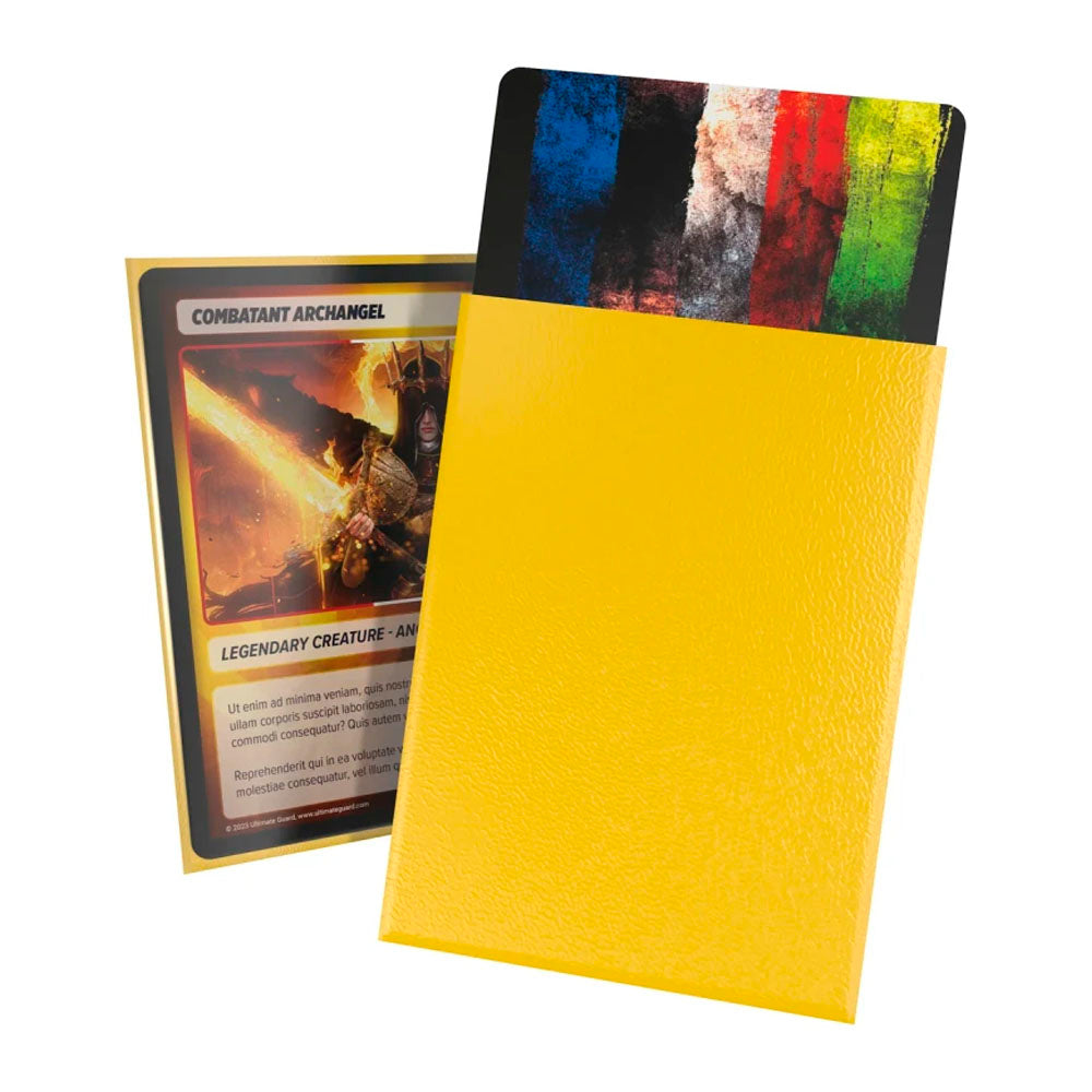 FUNDAS CORTEX TAMAÑO ESTÁNDAR YELLOW MATTE (100)