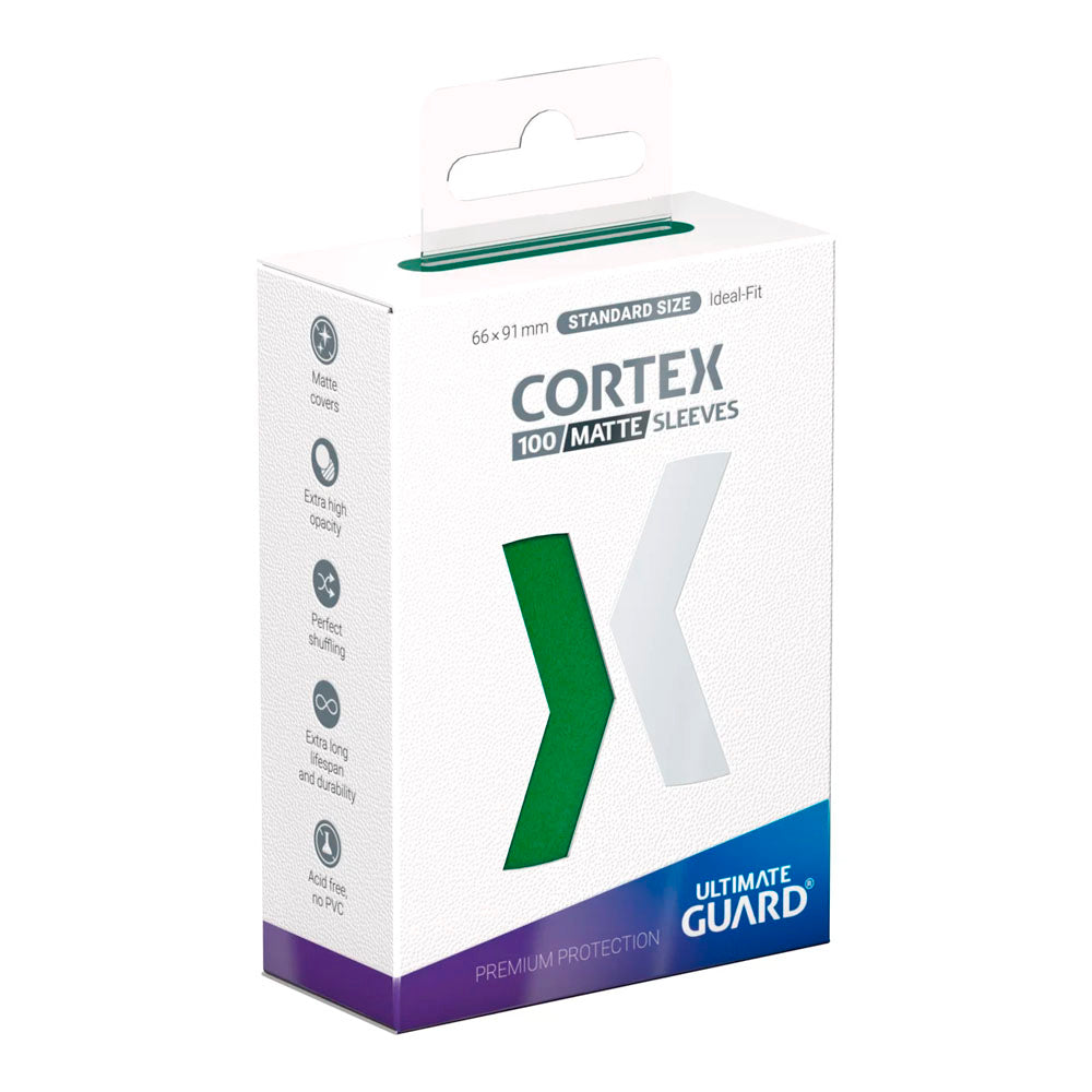 FUNDAS CORTEX TAMAÑO ESTÁNDAR GREEN MATTE (100)