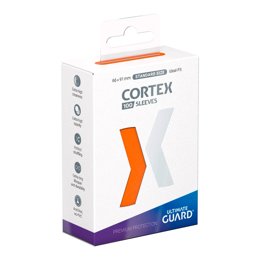 FUNDAS CORTEX TAMAÑO ESTÁNDAR ORANGE (100)