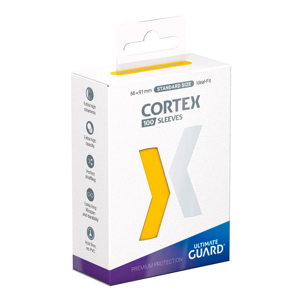 FUNDAS CORTEX TAMAÑO ESTÁNDAR YELLOW (100)