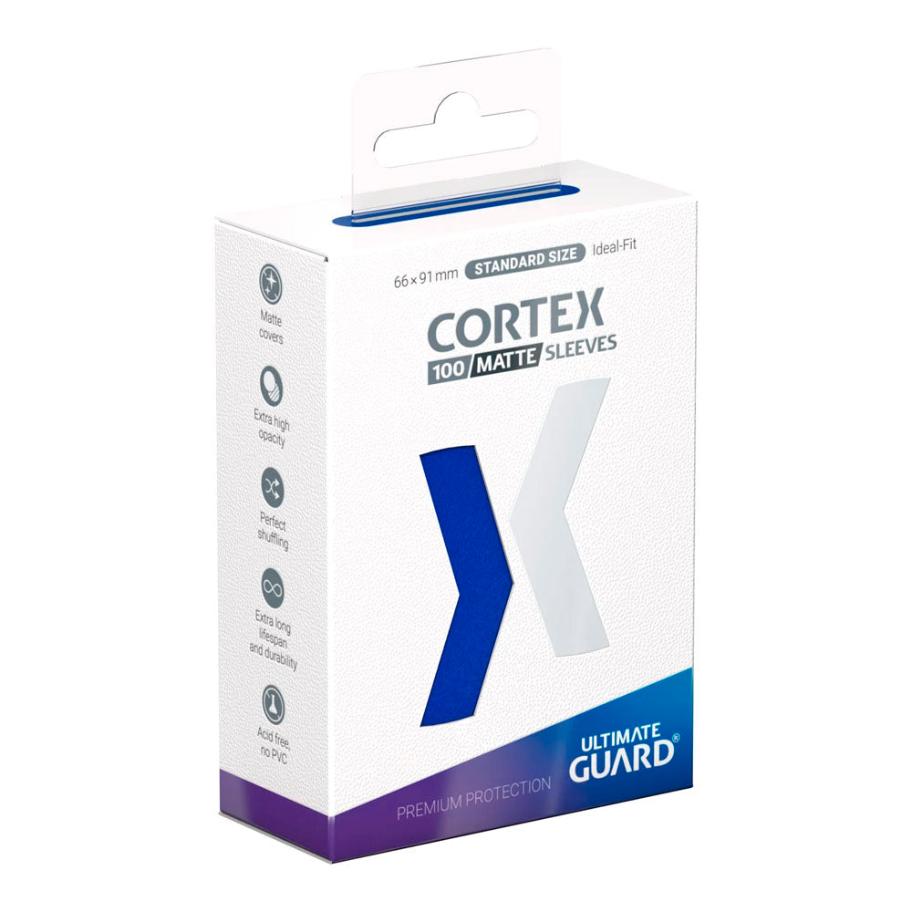 FUNDAS CORTEX TAMAÑO ESTÁNDAR BLUE MATTE (100)