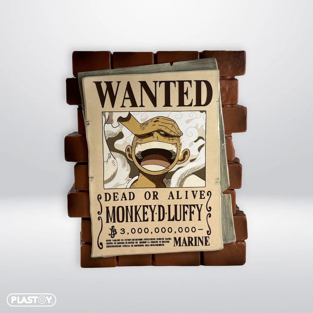 HUCHA ONE PIECE WANTED LUFFY PVC PLASTOY