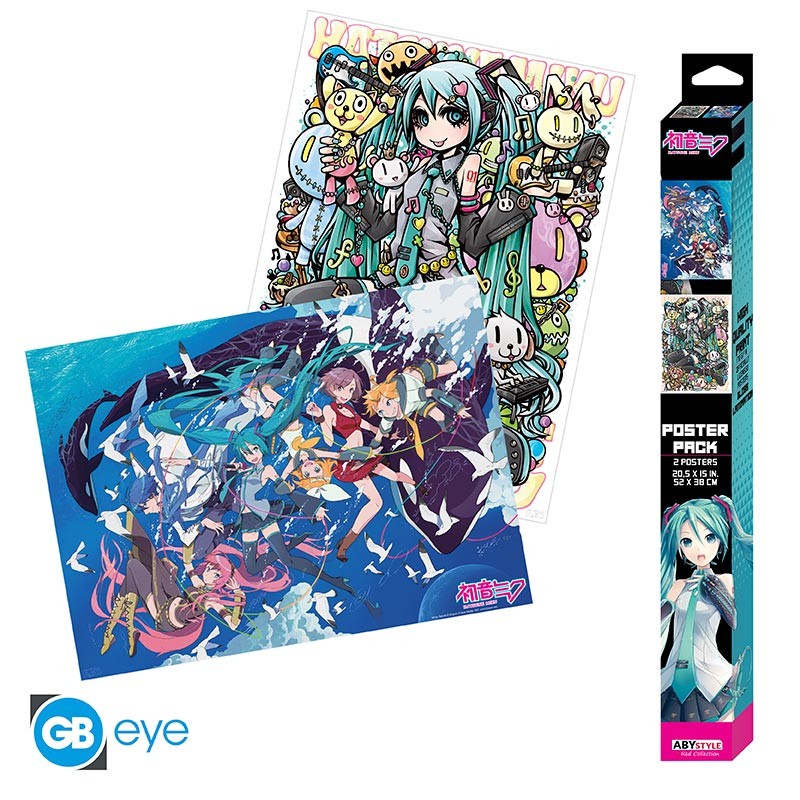 SET 2 CHIBI POSTER SERIES 2 HATSUNE MIKU