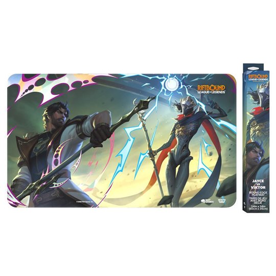 TAPETE Riftbound: League of Legends TCG - Vendetta Playmats - Jayce vs Viktor