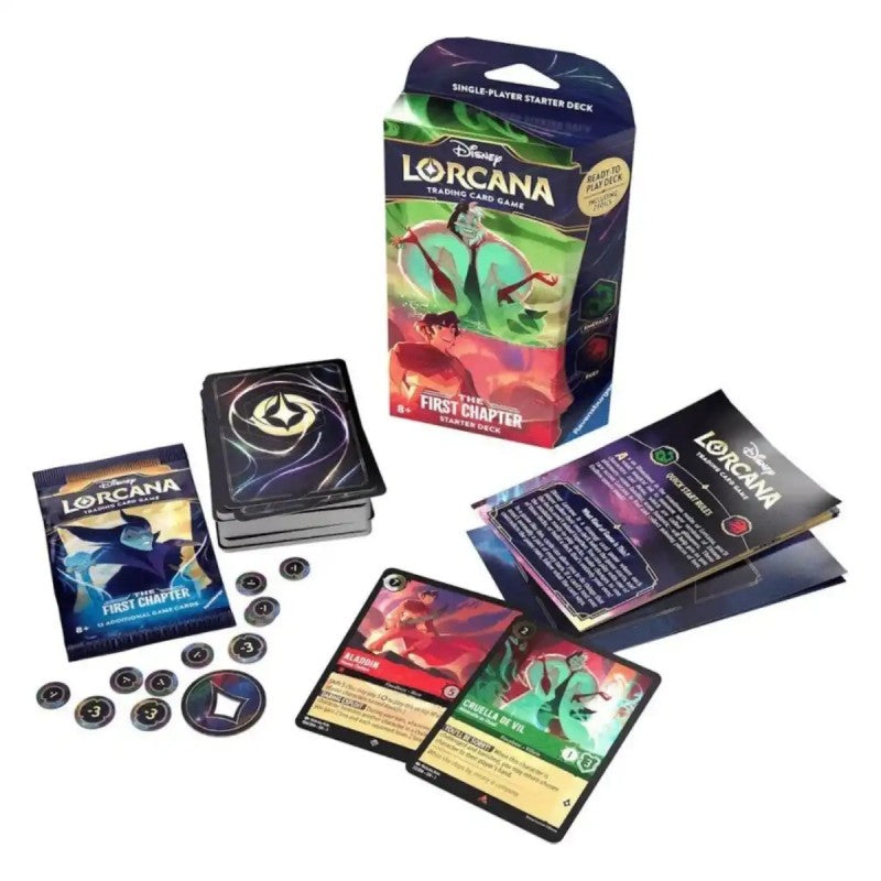 MAZO STARTER DECK EMERALD RUBY - FIRST CHAPTER - LORCANA TCG (INGLÉS)