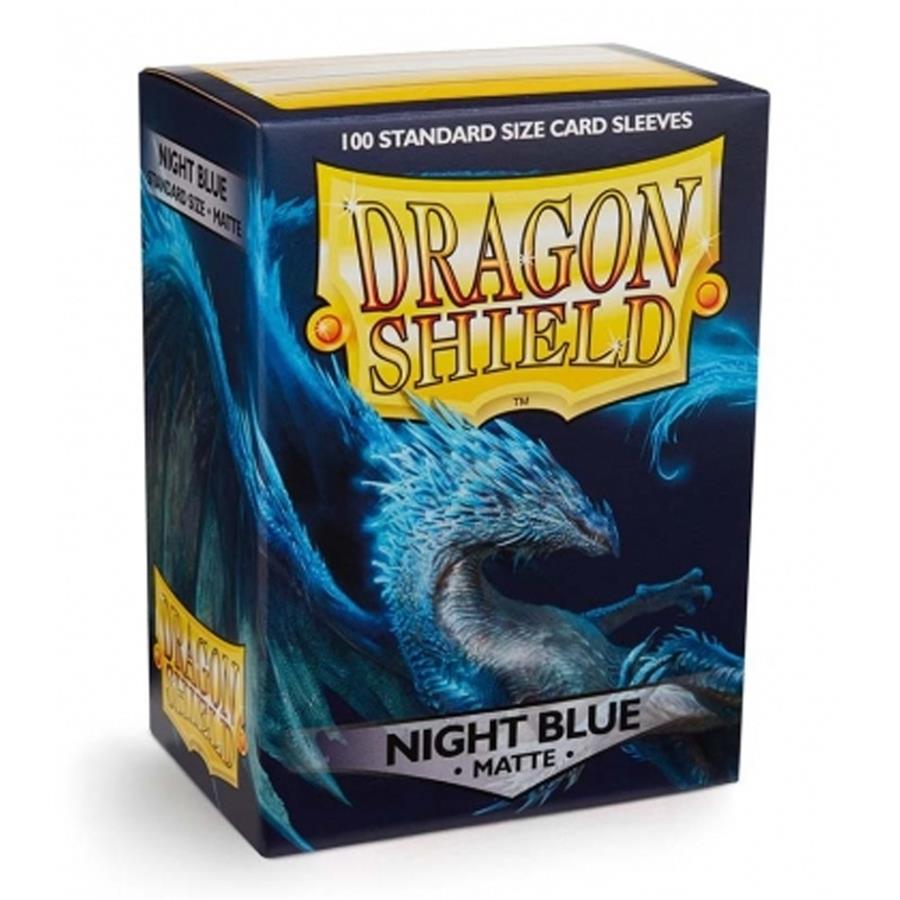 FUNDAS STANDARD DRAGON SHIELD MATTE NIGHT BLUE - PAQUETE DE 100 | 5706569110420