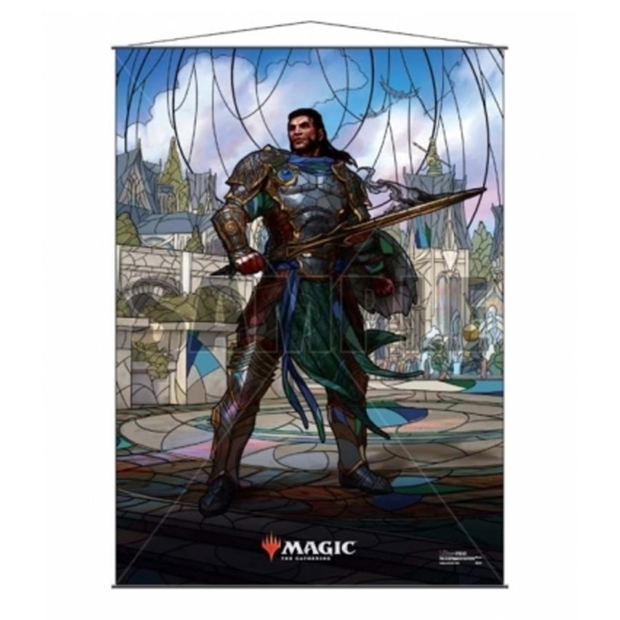 STAINED GLASS WALL SCROLL GIDEON MAGIC THE GATHERING | 074427181802