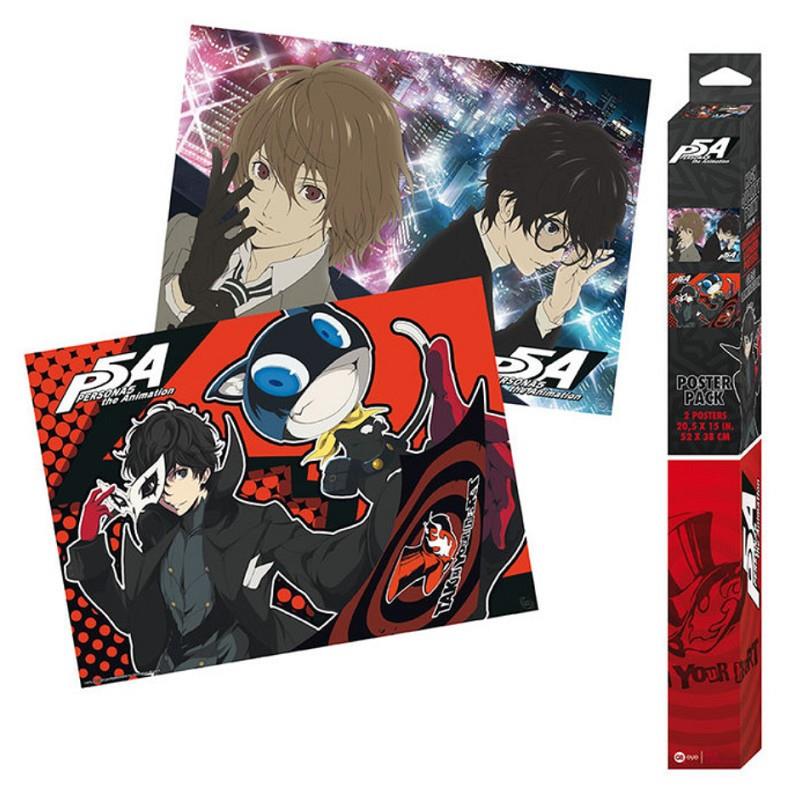 SET 2 POSTERS PERSONA 5 (52X38) | 3665361109334