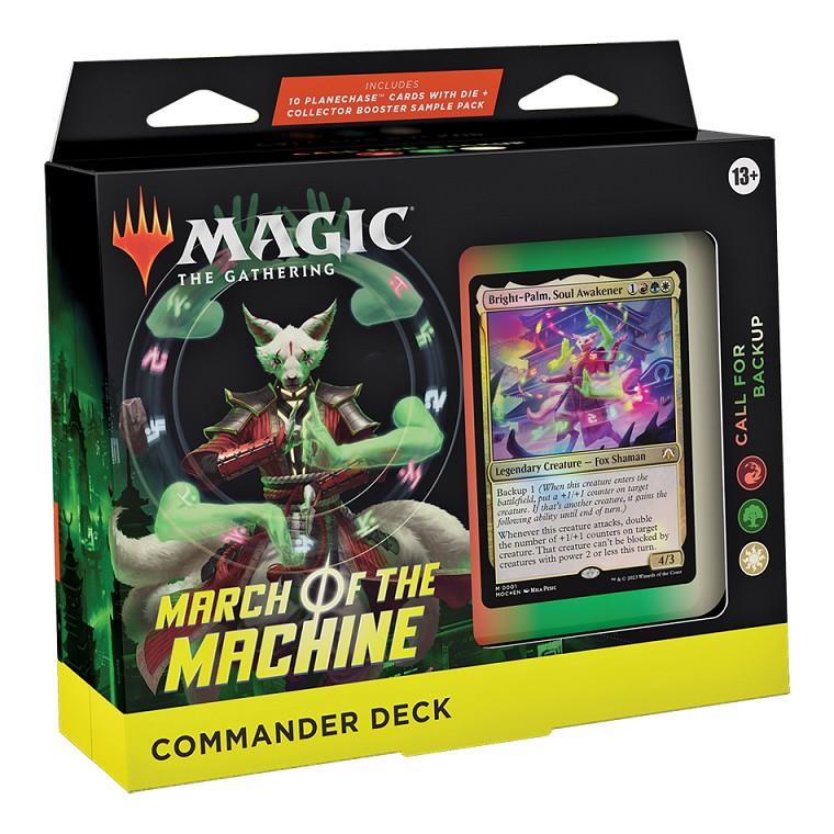 MAZO COMMANDER MARCH OF THE MACHINE - MAGIC THE GATHERING - CALL FOR BACKUP (INGLÉS) | 1951662083813
