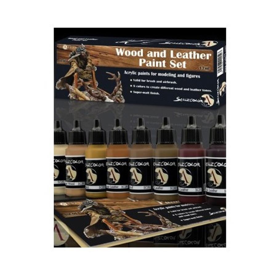 WOOD AND LEATHER PAINT SET | 8412548222547
