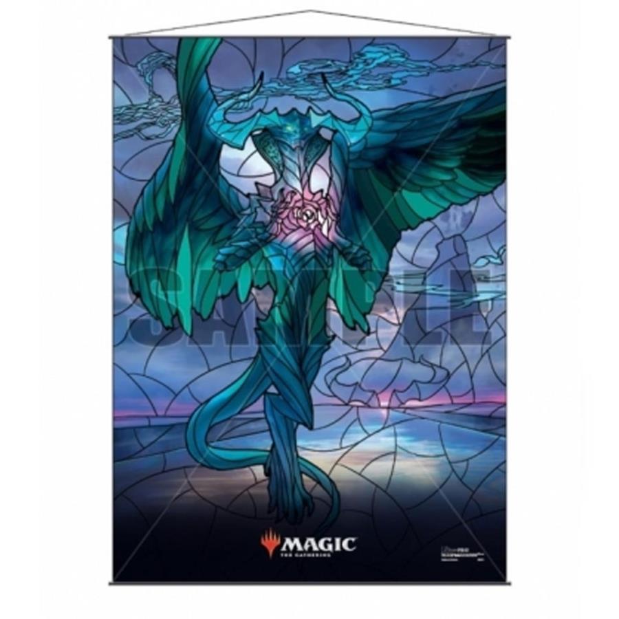 STAINED GLASS WALL SCROLL UGIN MAGIC THE GATHERING | 074427181710
