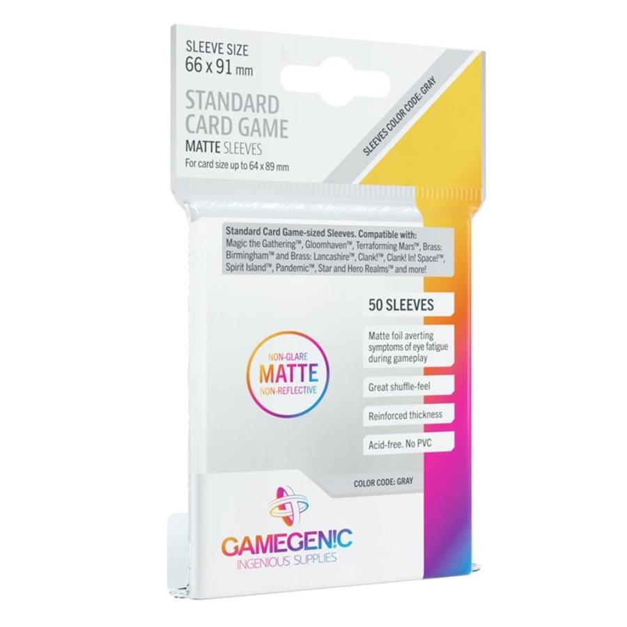 PACK MATTE STANDARD CARD GAME SLEEVES (50) | 4251715403099