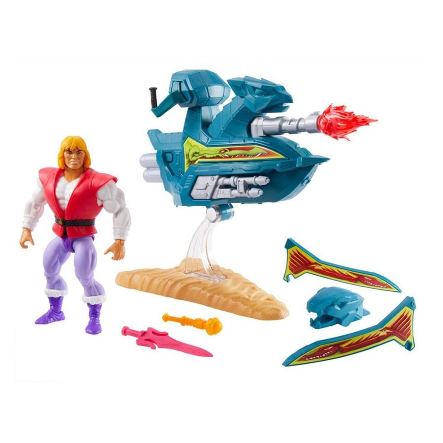 FIGURA MASTERS OF THE UNIVERSE ORIGINS PRINCE ADAM WITH SKY SLED 14 CM | 887961893243