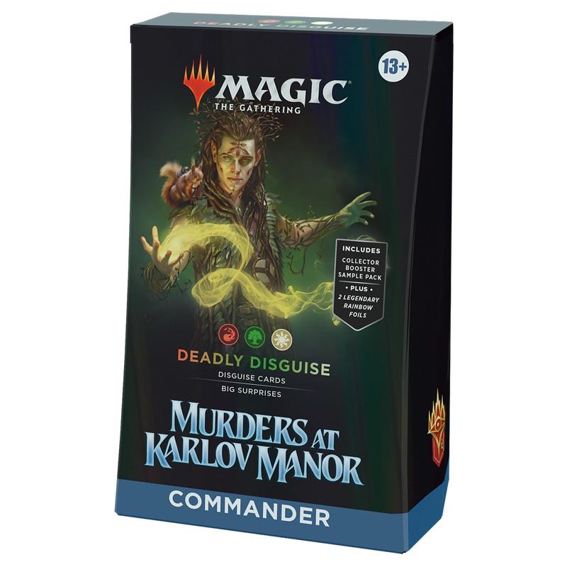 MAZO COMMANDER DEADLY DISGUISE - MURDERS AT KARLOV MANOR - MAGIC THE GATHERING - (INGLÉS) | 1951662449831