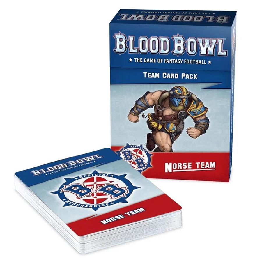 BLOOD BOWL: NORSE TEAM CARD PACK (INGLÉS) | 5011921174621
