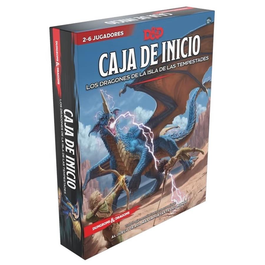 DUNGEONS AND DRAGONS 5ª EDICIÓN: CAJA DE INICIO - LOS DRAGONES DE LA ISLA DE LAS TEMPESTADES (ESPAÑOL) | 5010994207175