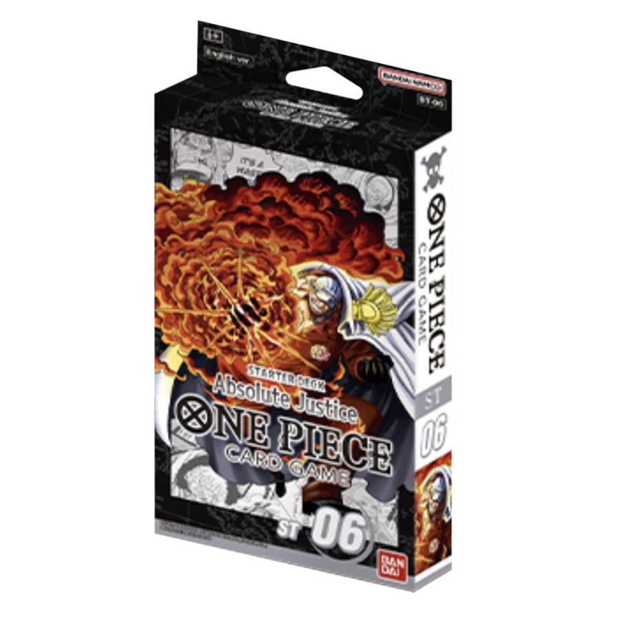 ONE PIECE CARD GAME - ONE PIECE ABSOLUTE JUSTICE DECK (ST06) (INGLÉS) | 811039039127